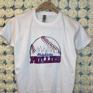 Philadelphia Phillies Baseball Skyline Fan Graphic Unisex T-Shirt